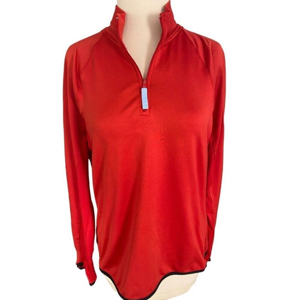 Large ProSpirit Red track Jacket Full Zip Thumb Holes